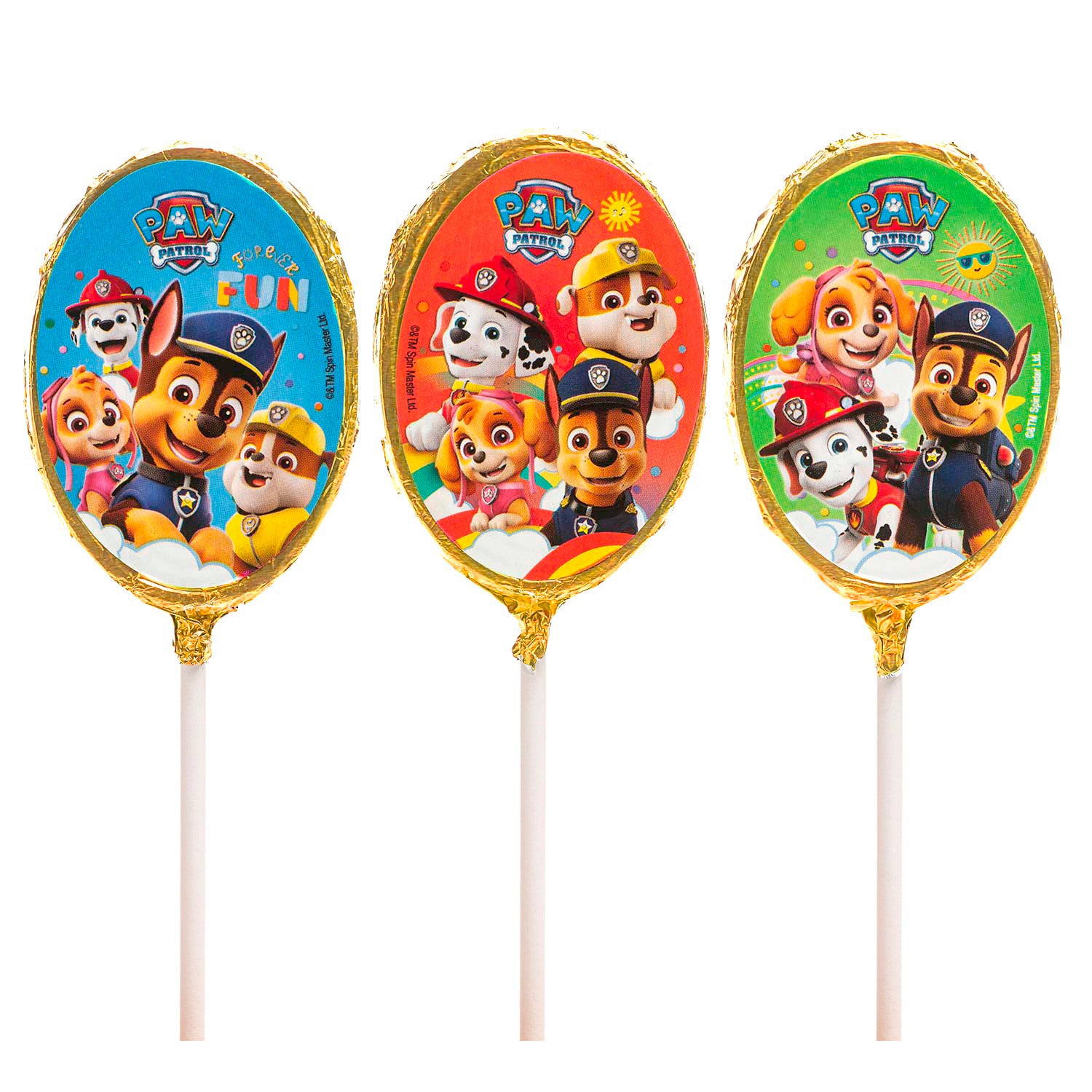 PIRULETAS CHOCOLATE PAW PATROL 30 GR