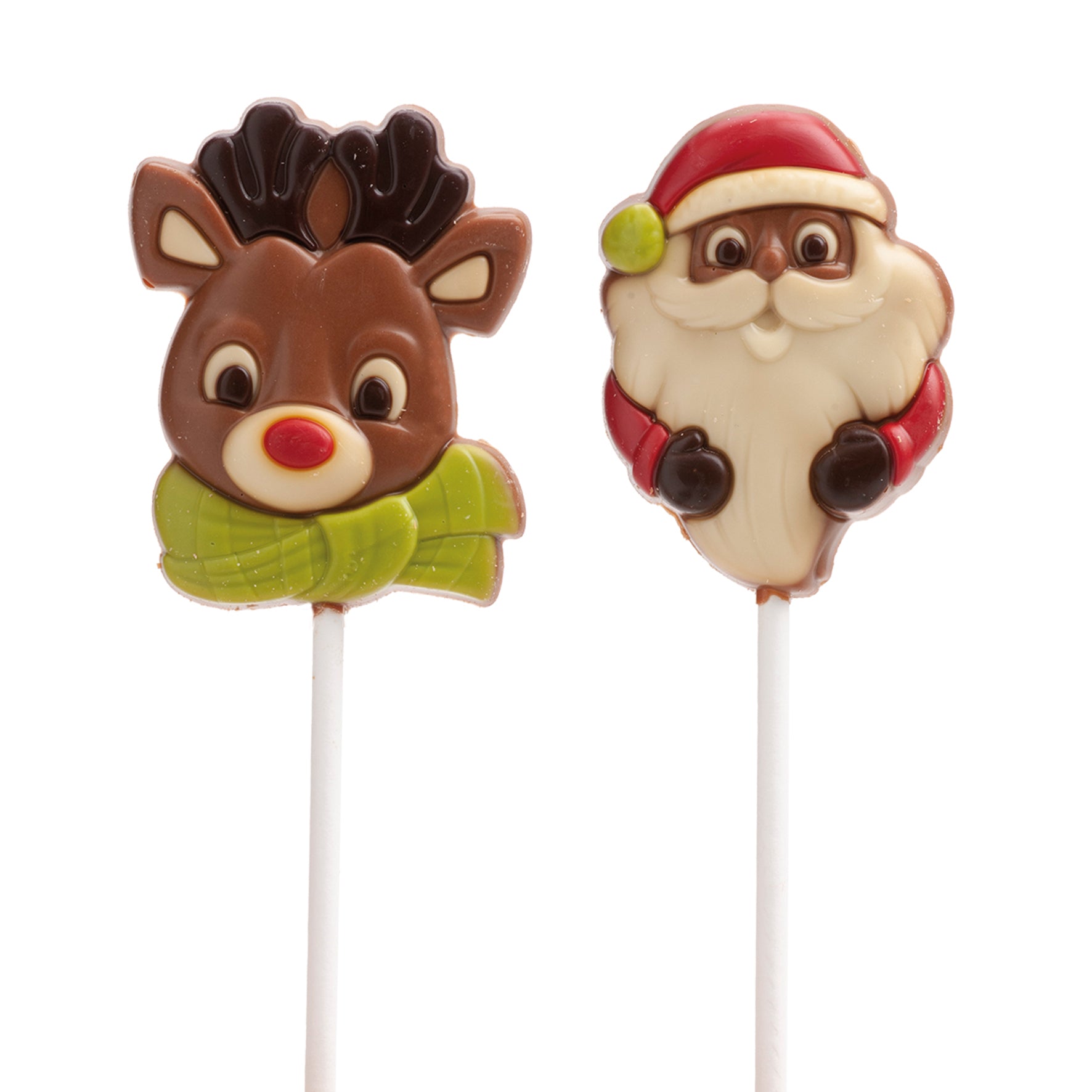 PIRULETAS CHOCOLATE NAVIDAD 20GR  2 MODELOS SURT.