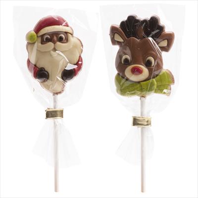 PIRULETAS CHOCOLATE NAVIDAD 20GR  2 MODELOS SURT.