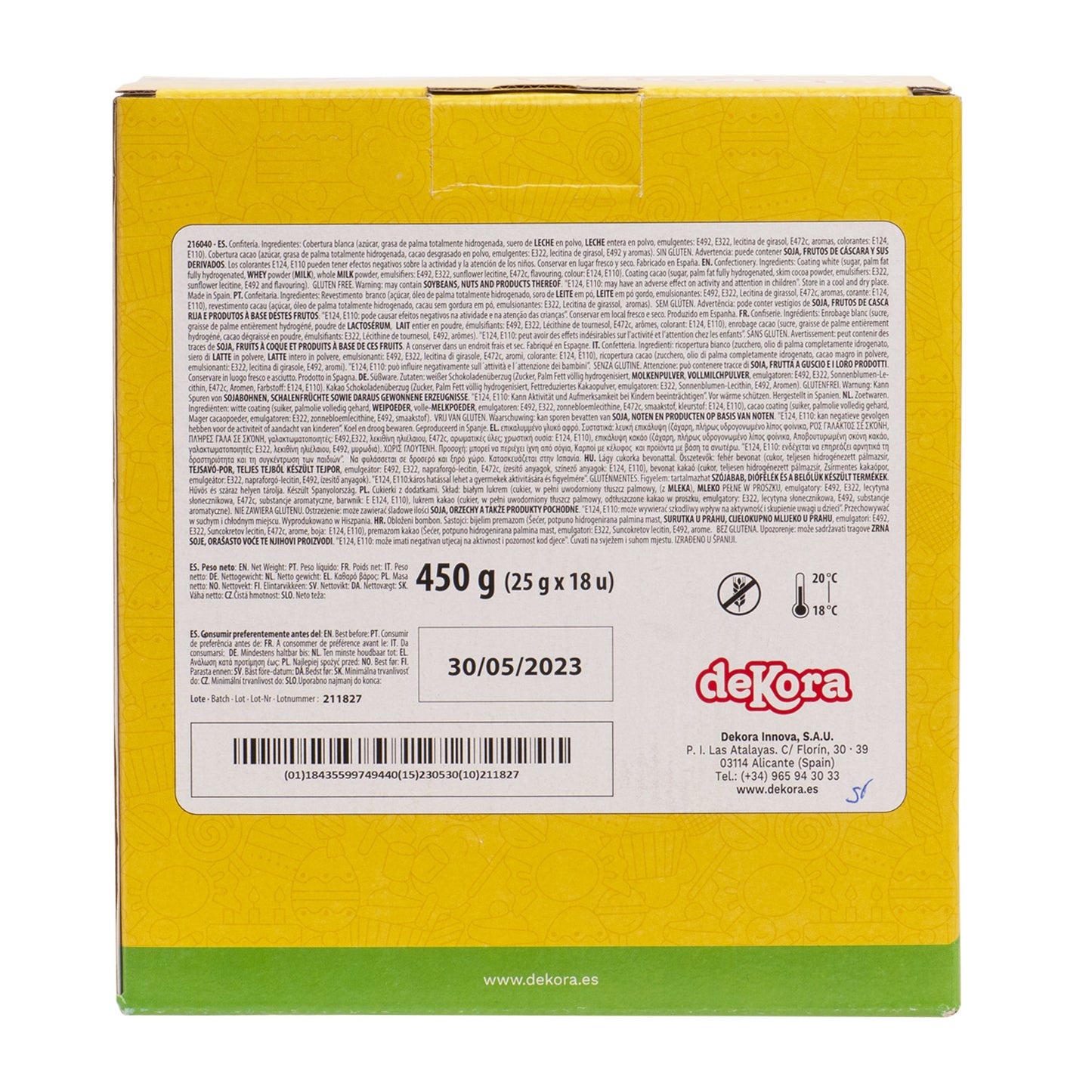 PIRULETA CONEJITO BLANCO CON PAJARITA 25GR