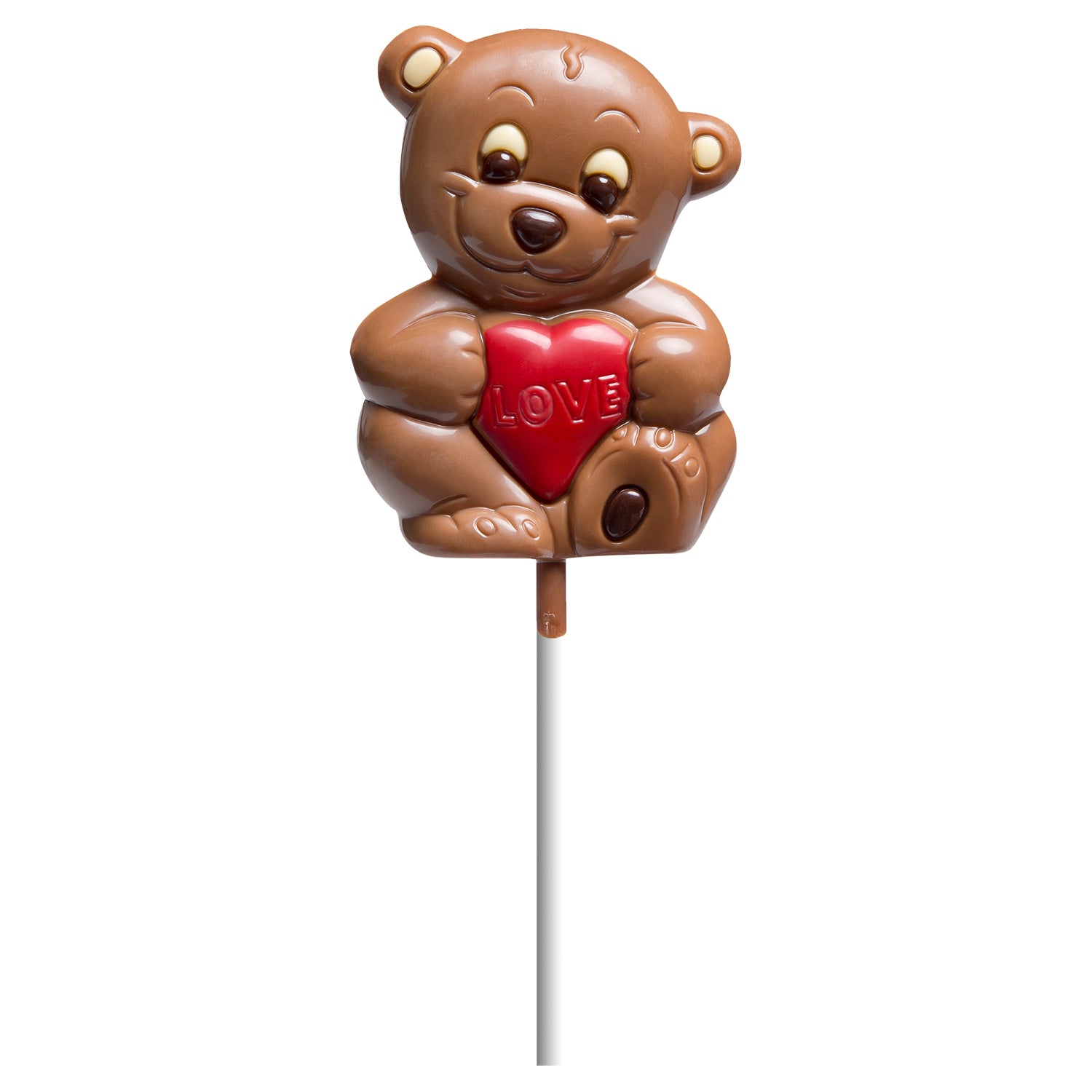 PIRULETAS CHOCOLATE OSITO SAN VALENTÍN 30GR