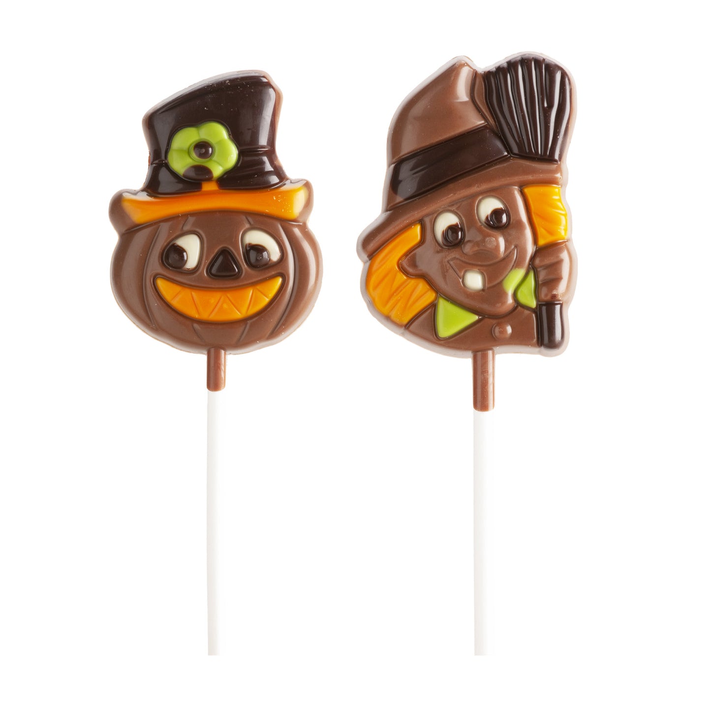 PIRULETAS CHOCOLATE HALLOWEEN 2 MOD.SURT. 20GR