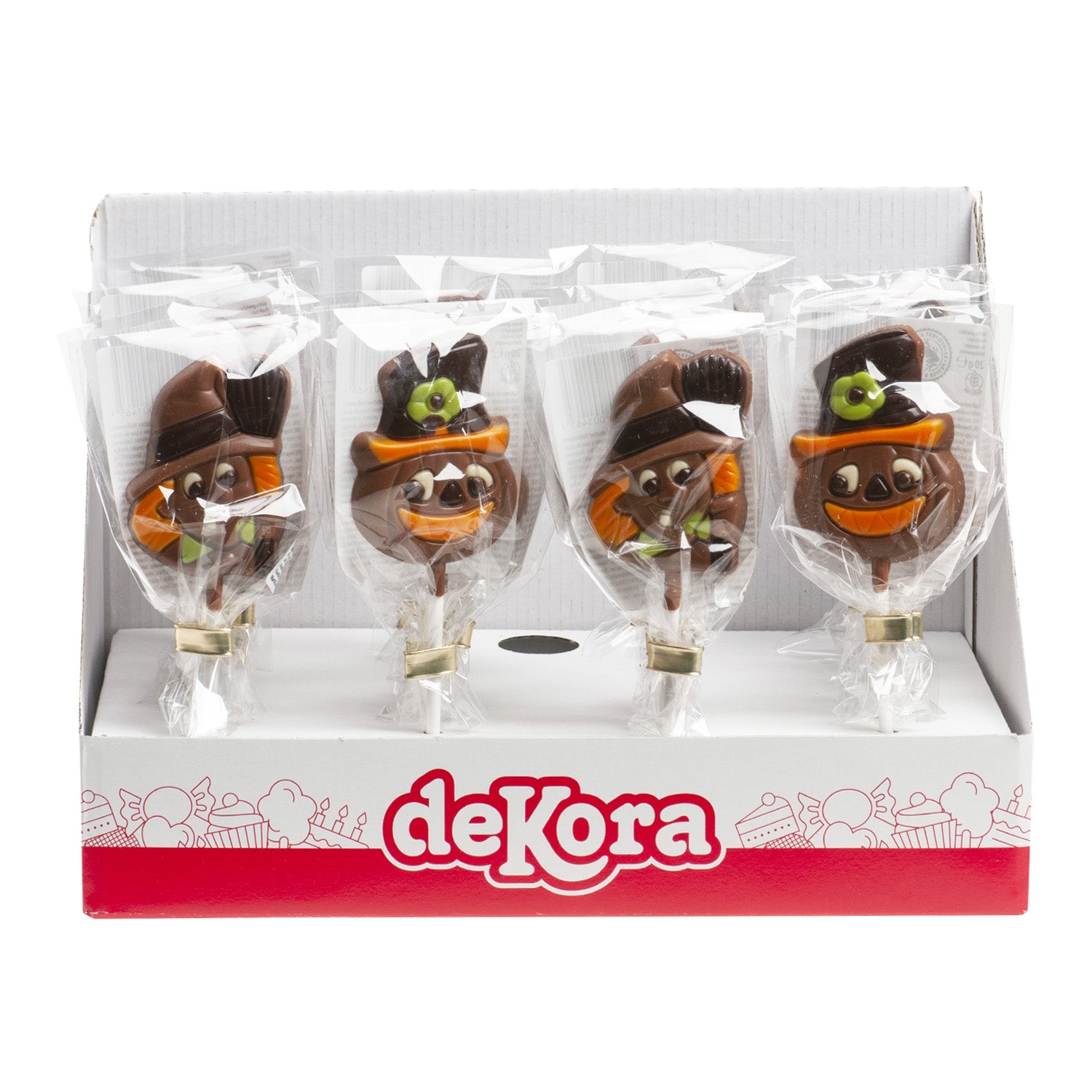 PIRULETAS CHOCOLATE HALLOWEEN 2 MOD.SURT. 20GR