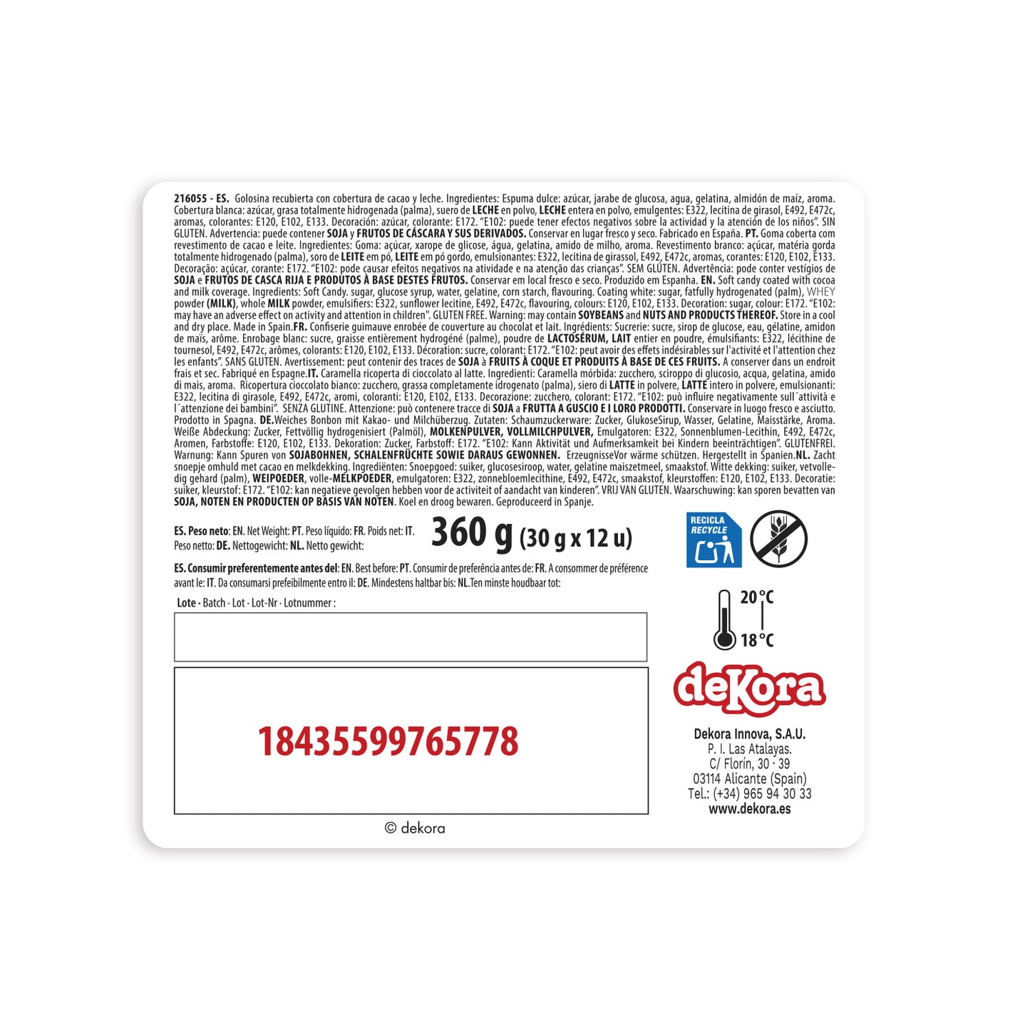 PIRULETA NUBE Y CHOCOLATE SURTIDO BOTA Y ÁRBOL NAVIDAD 30GR