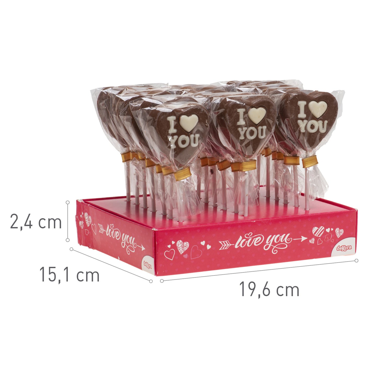 PIRULETAS CORAZÓN I LOVE YOU 25GR