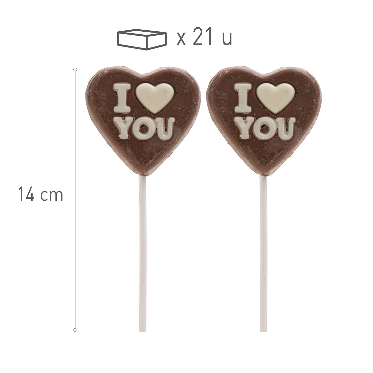 PIRULETAS CORAZÓN I LOVE YOU 25GR