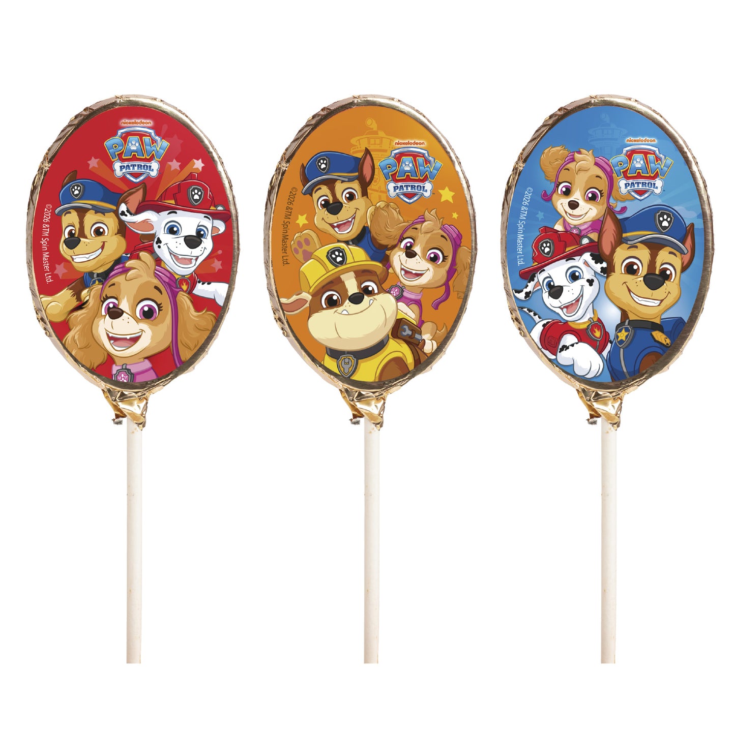 SUCETTES CHOCOLAT PAW PATROL 30GR