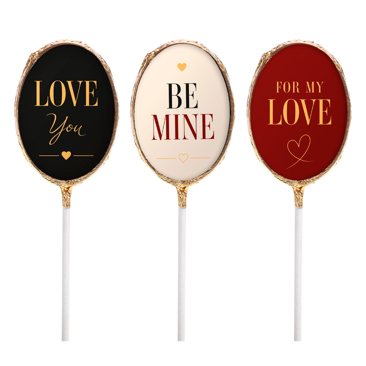 PIRULETA CHOCOLATE MENSAJE SAN VALENTIN 30GR
