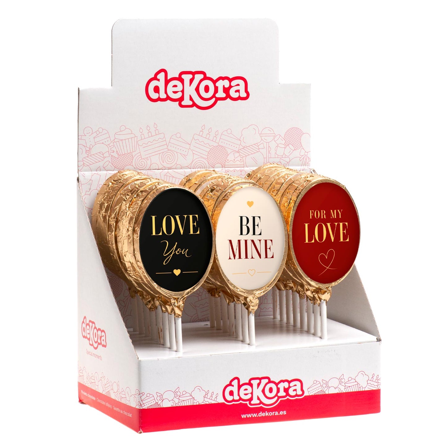 PIRULETA CHOCOLATE MENSAJE SAN VALENTIN 30GR