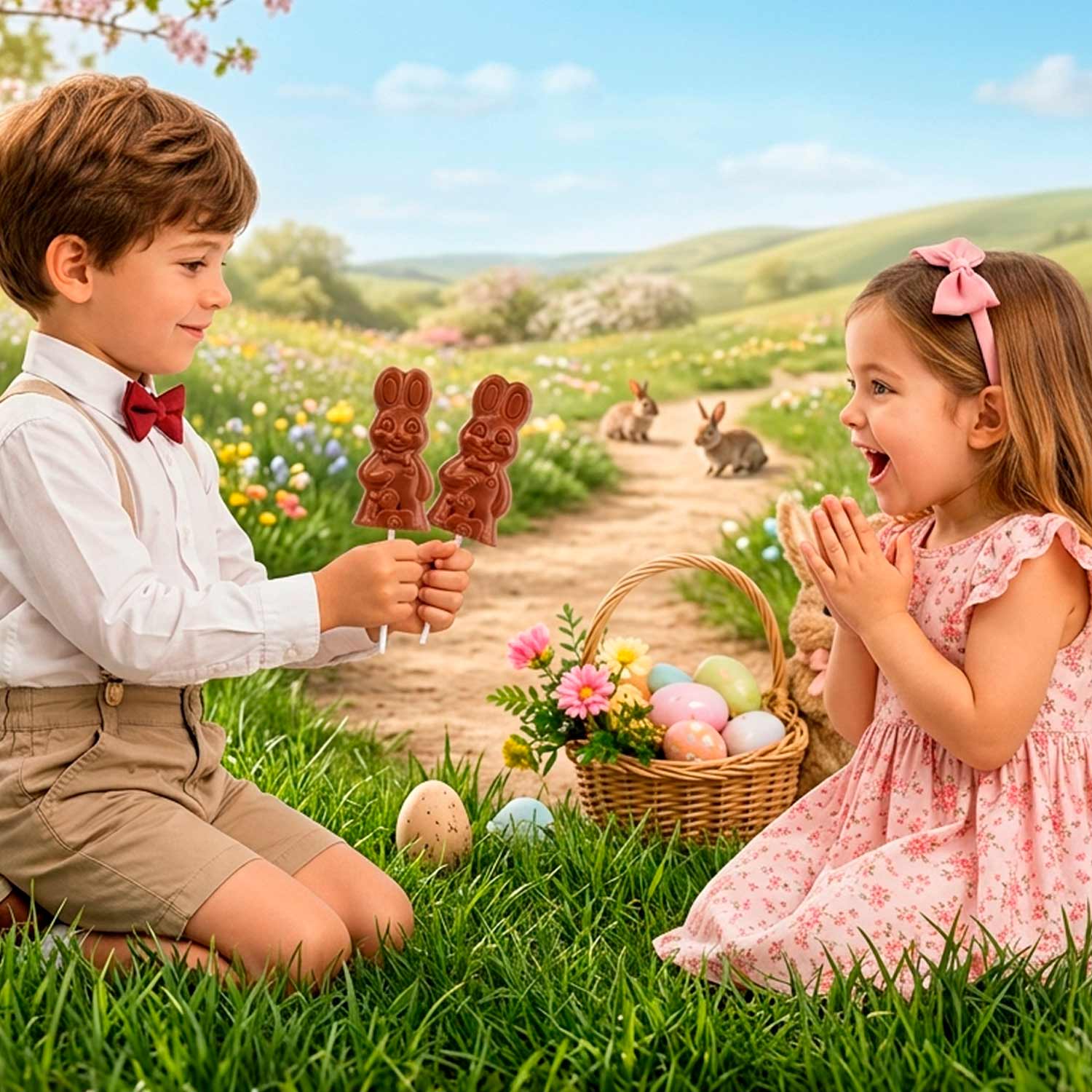 SUCETTE LAPIN CHOCOLAT AU LAIT 20GR