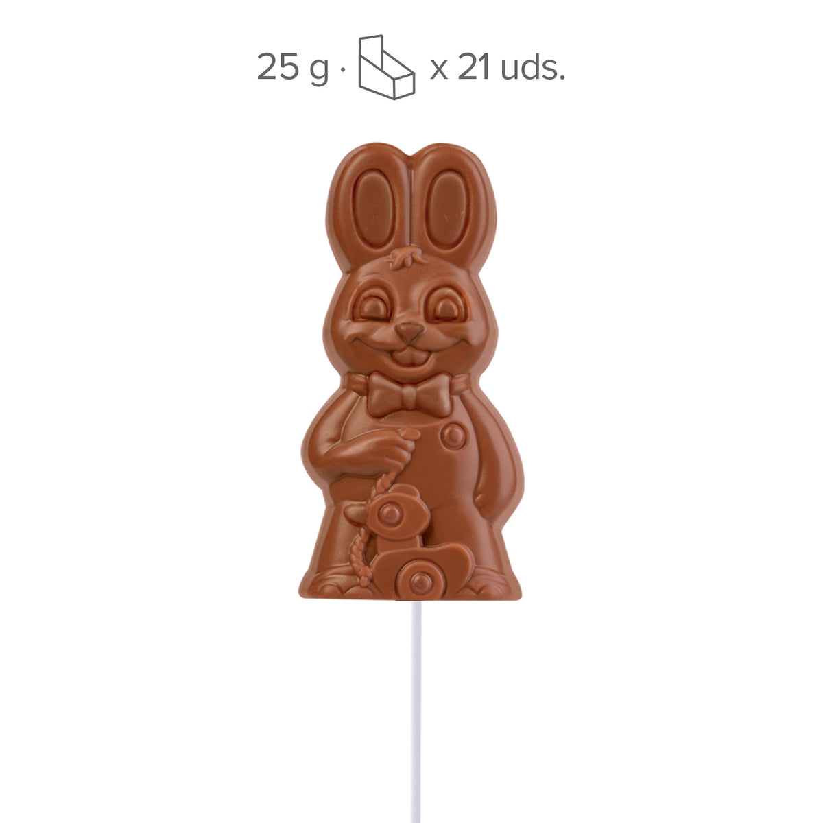 SUCETTE LAPIN CHOCOLAT AU LAIT 20GR