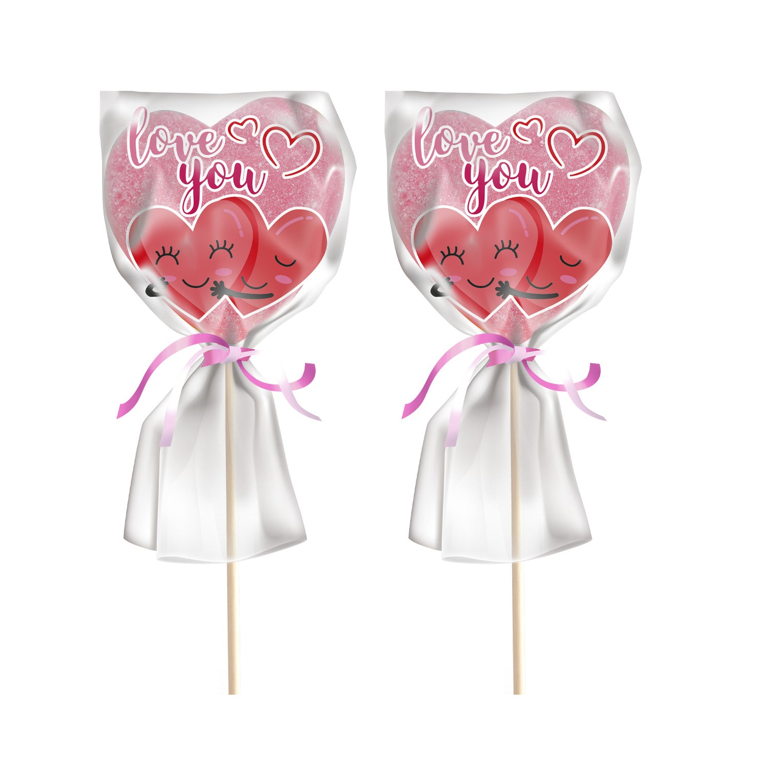 PINK HEART MALLOW LOLLIPOP 13GR