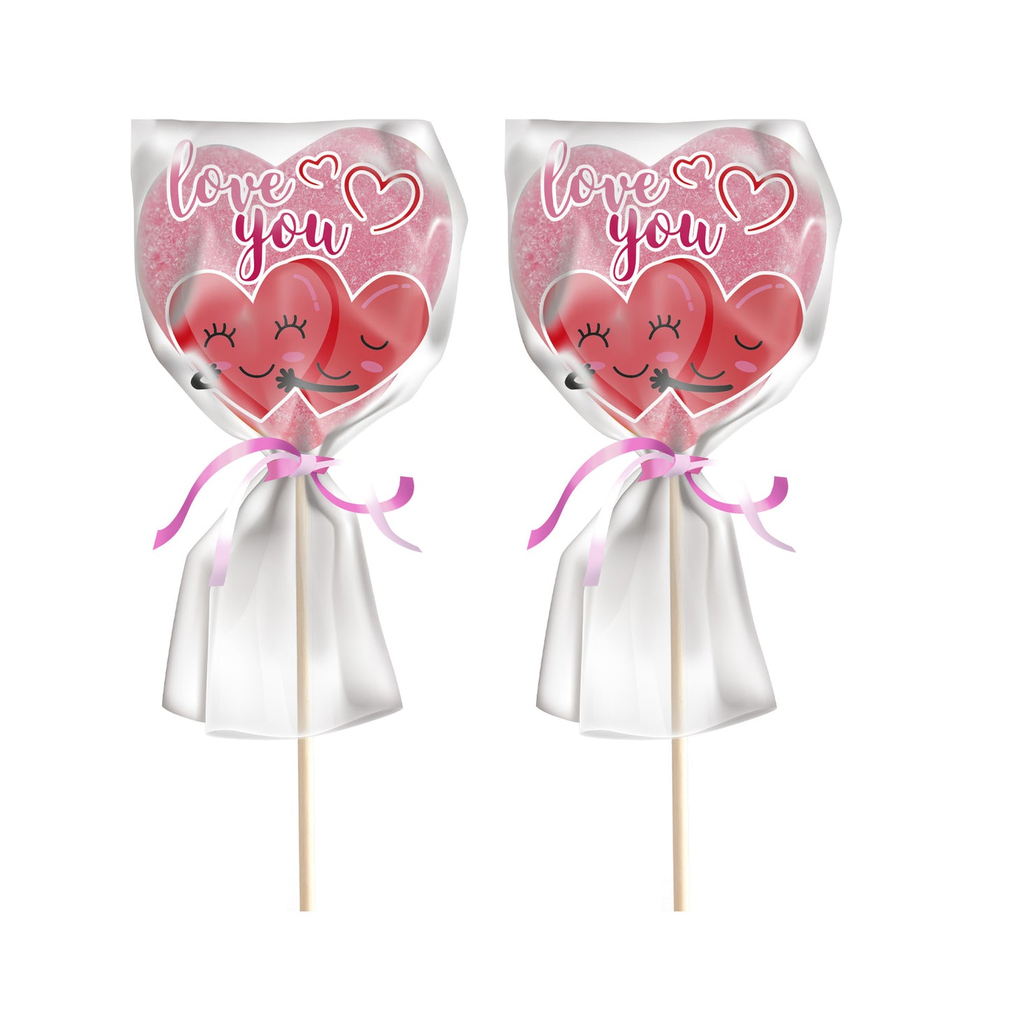 PINK HEART MALLOW LOLLIPOP 13GR
