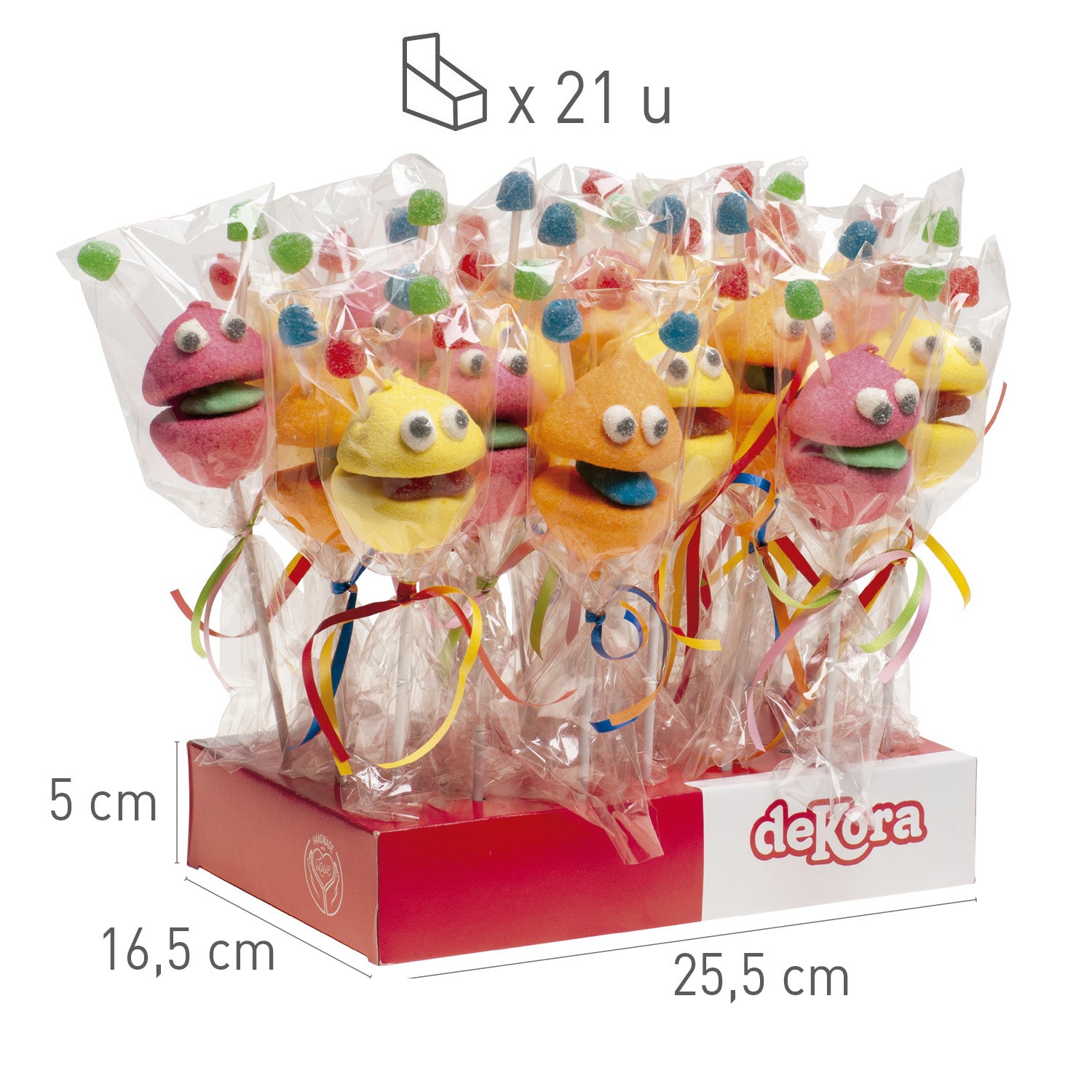 BROCHETTES DE MAUVE MONSTRES 40GR