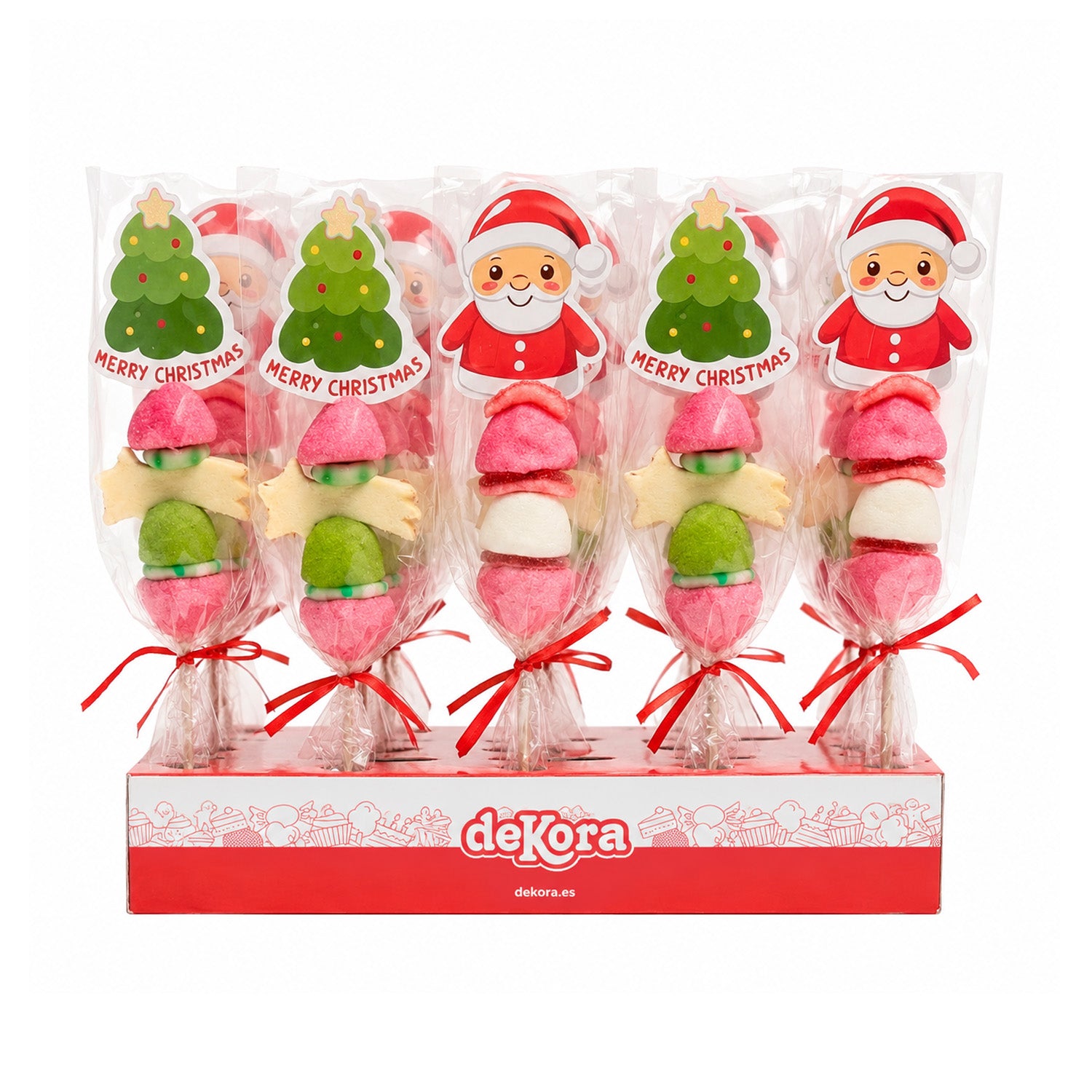 BROCHETA SURT. XMAS MALLOW 42GR