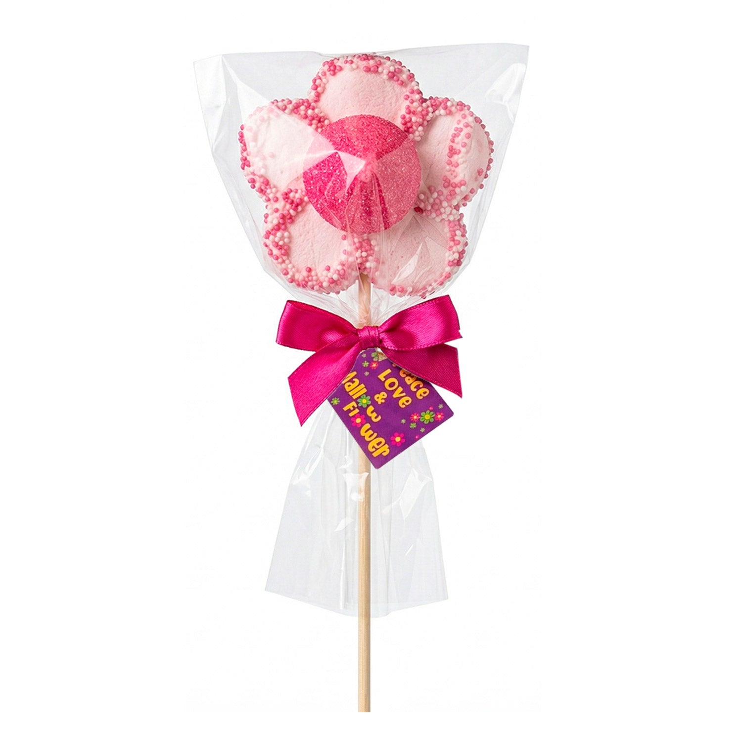 PIRULETA MALLOW FLORES COLORES 35GR