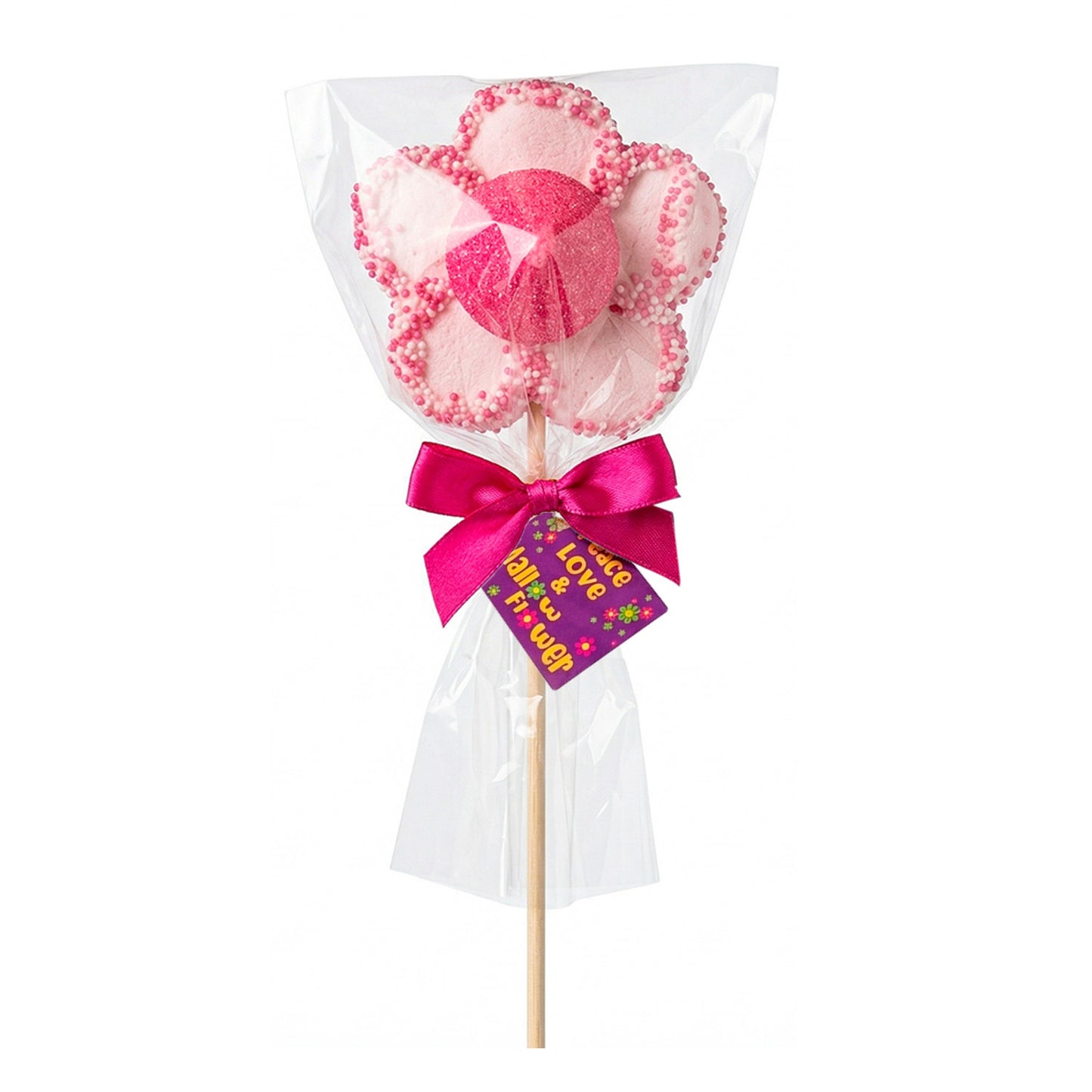 PIRULETA MALLOW FLORES COLORES 35GR