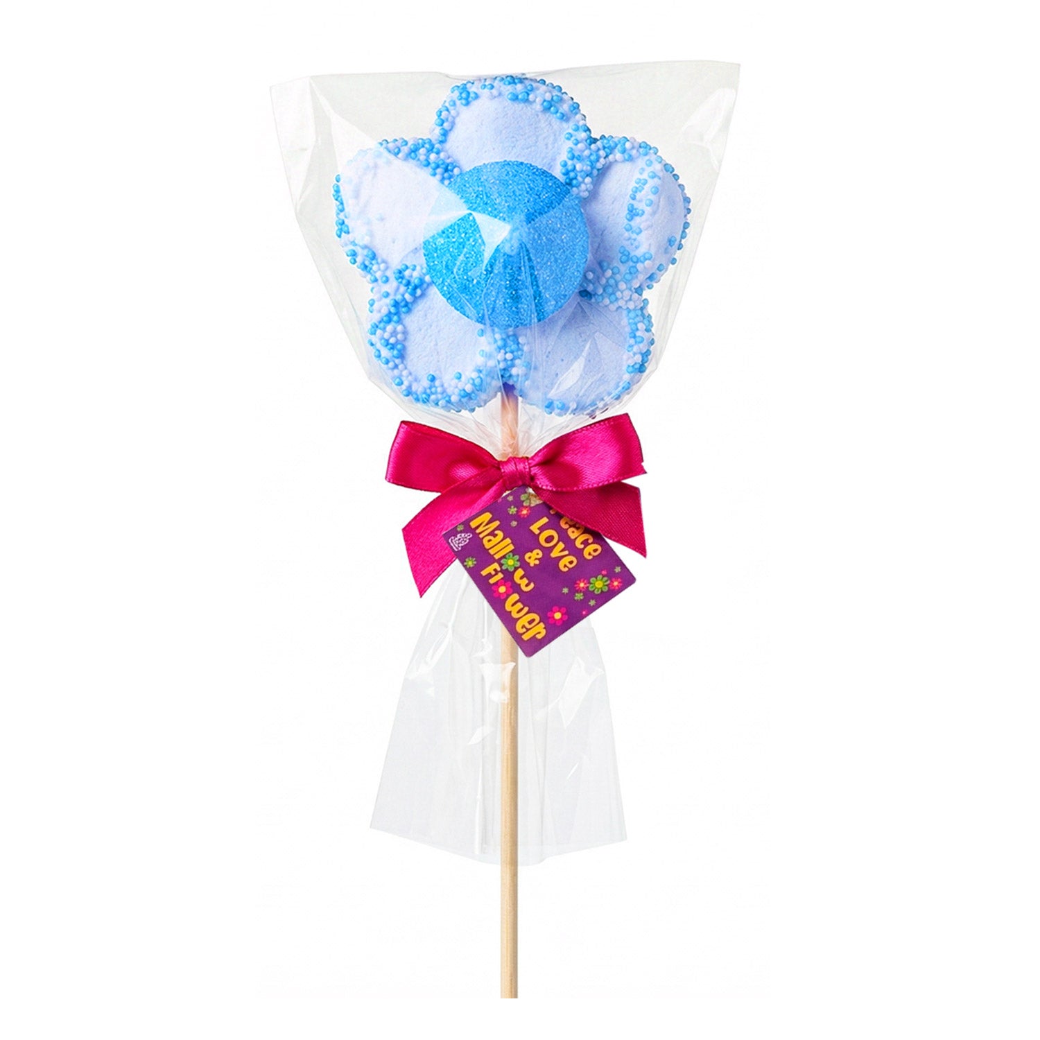 PIRULETA MALLOW FLORES COLORES 35GR