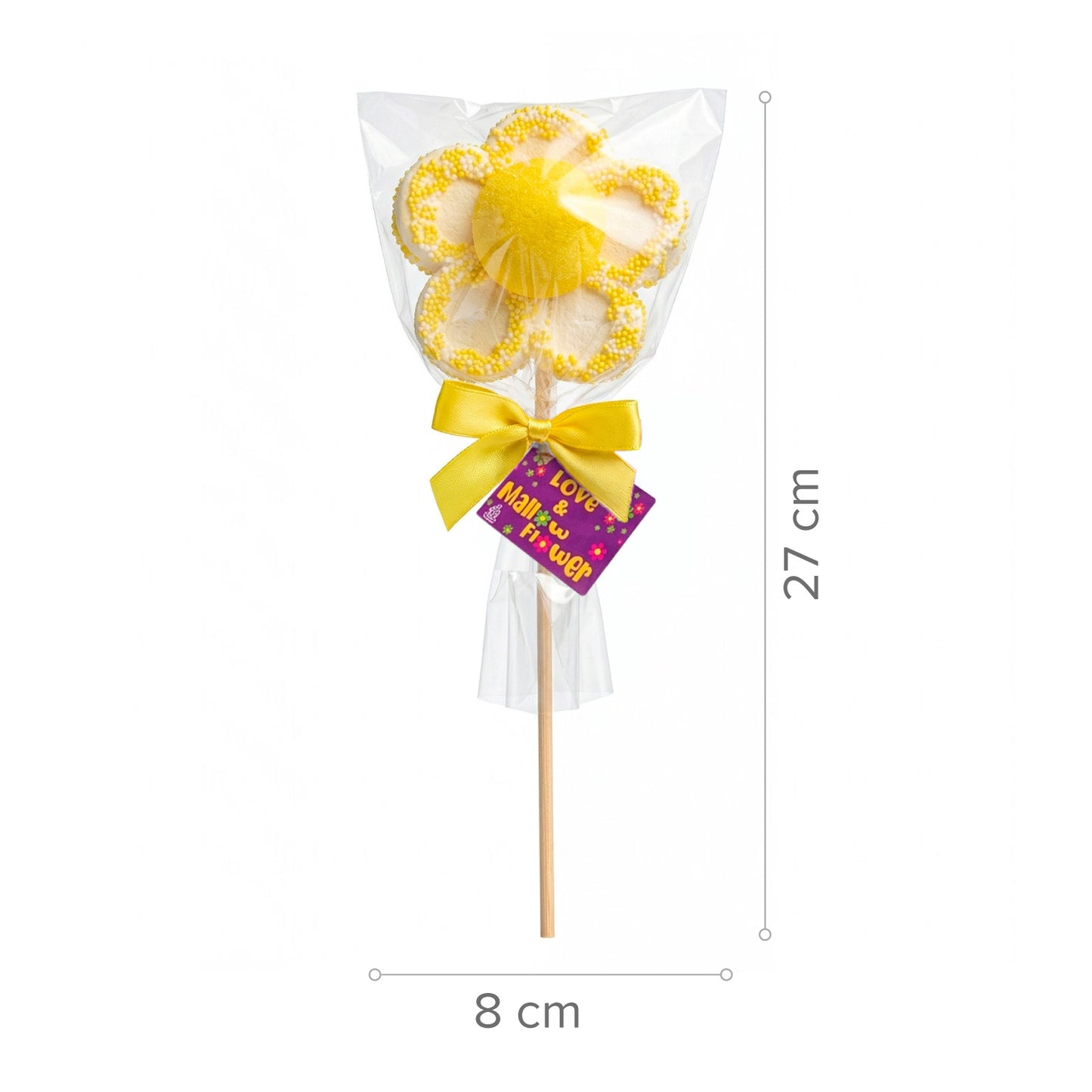 PIRULETA MALLOW FLORES COLORES 35GR