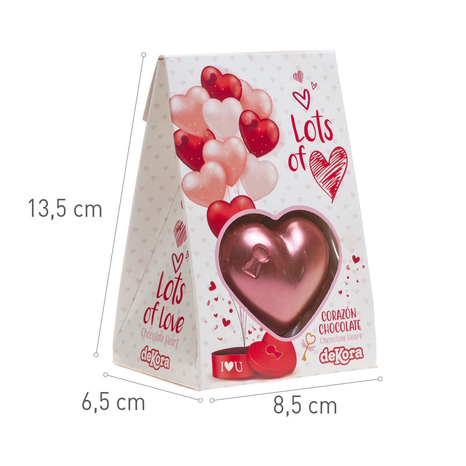 CUORE DI CIOCCOLATO POLVERIZZATO 42GR