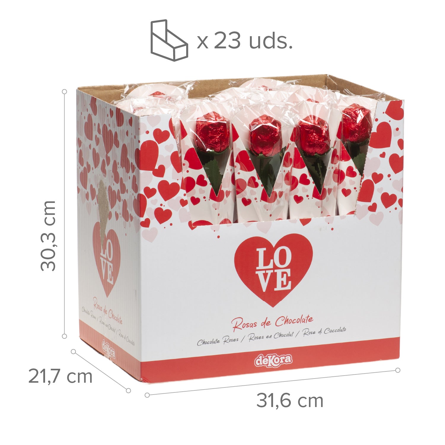 ROSA DE CHOCOLATE 18GR DIAMOND