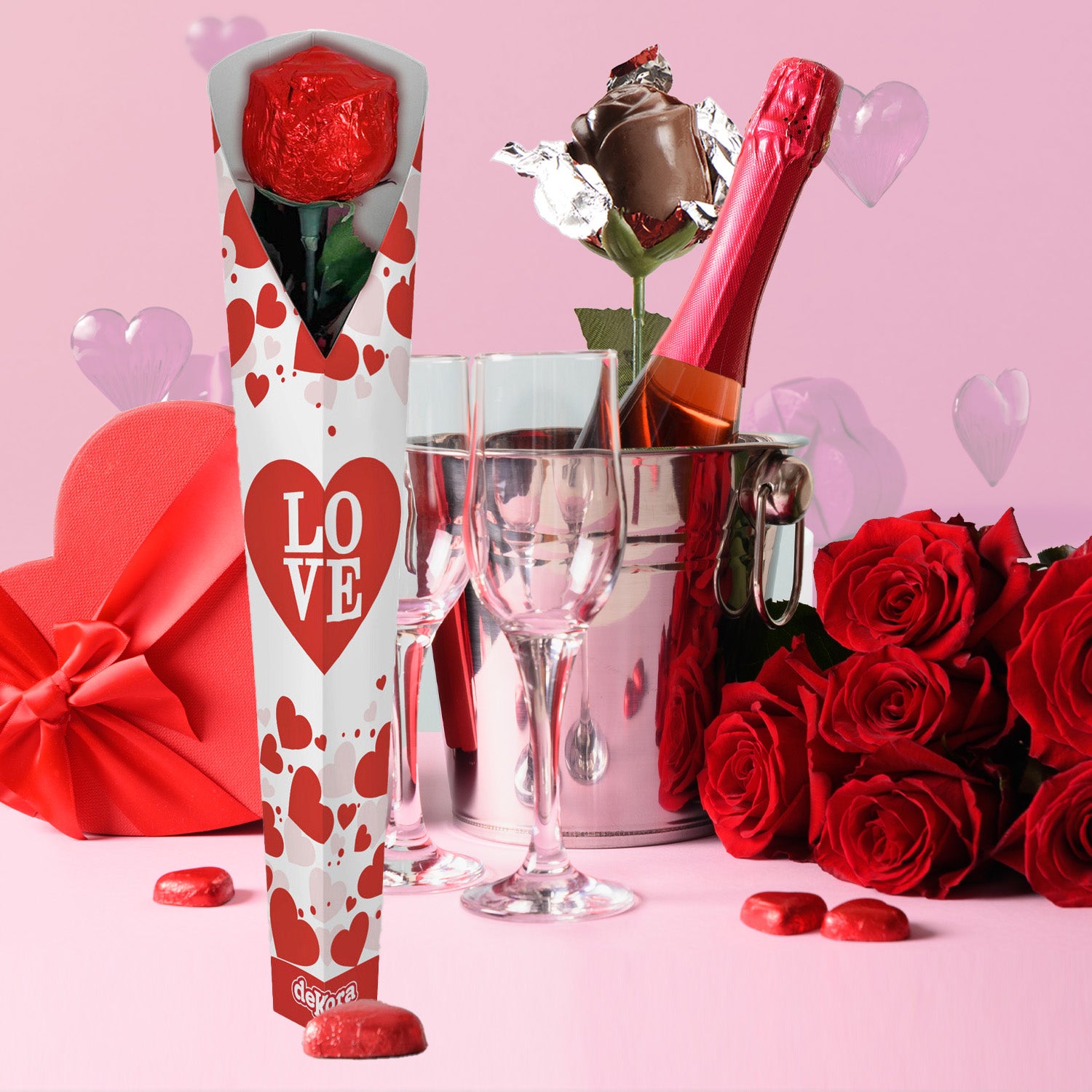 ROSA DE CHOCOLATE 18GR DIAMOND