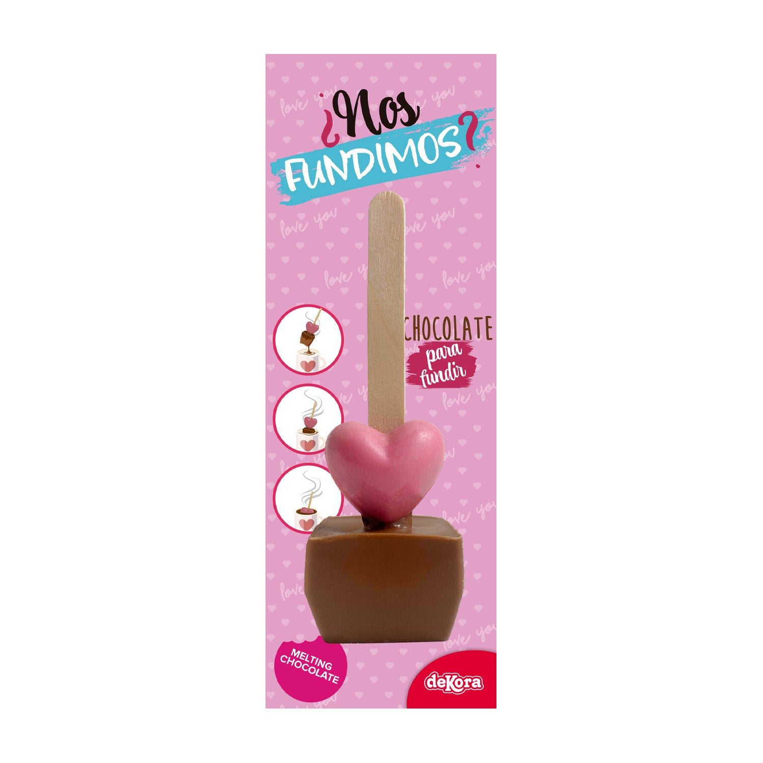 SWEET CHOC CORAZÓN PARA FUNDIR 34GR
