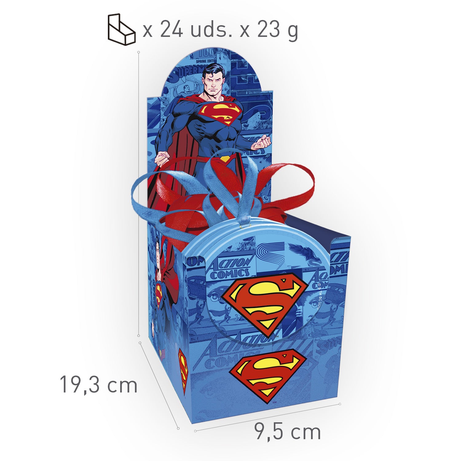 MEDAGLIA DI CIOCCOLATO SUPERMAN 23 GR
