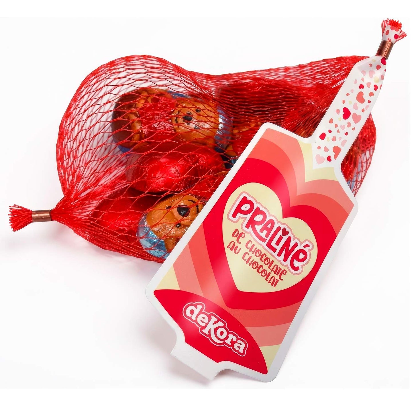 RED CHOCOLATE CORAZONES Y OSITOS 70GR
