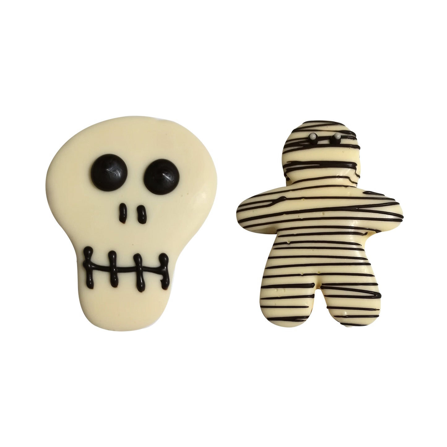 CHOCOLATES WITH MALLOW MUMMY AND SKULL 30GR