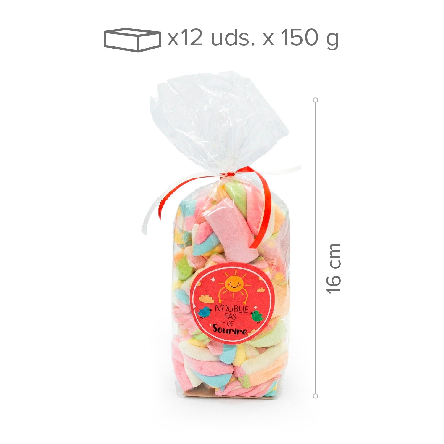 CHACHI BAGS MALLOW 150G - WITH MESSAGE IN FRENCH