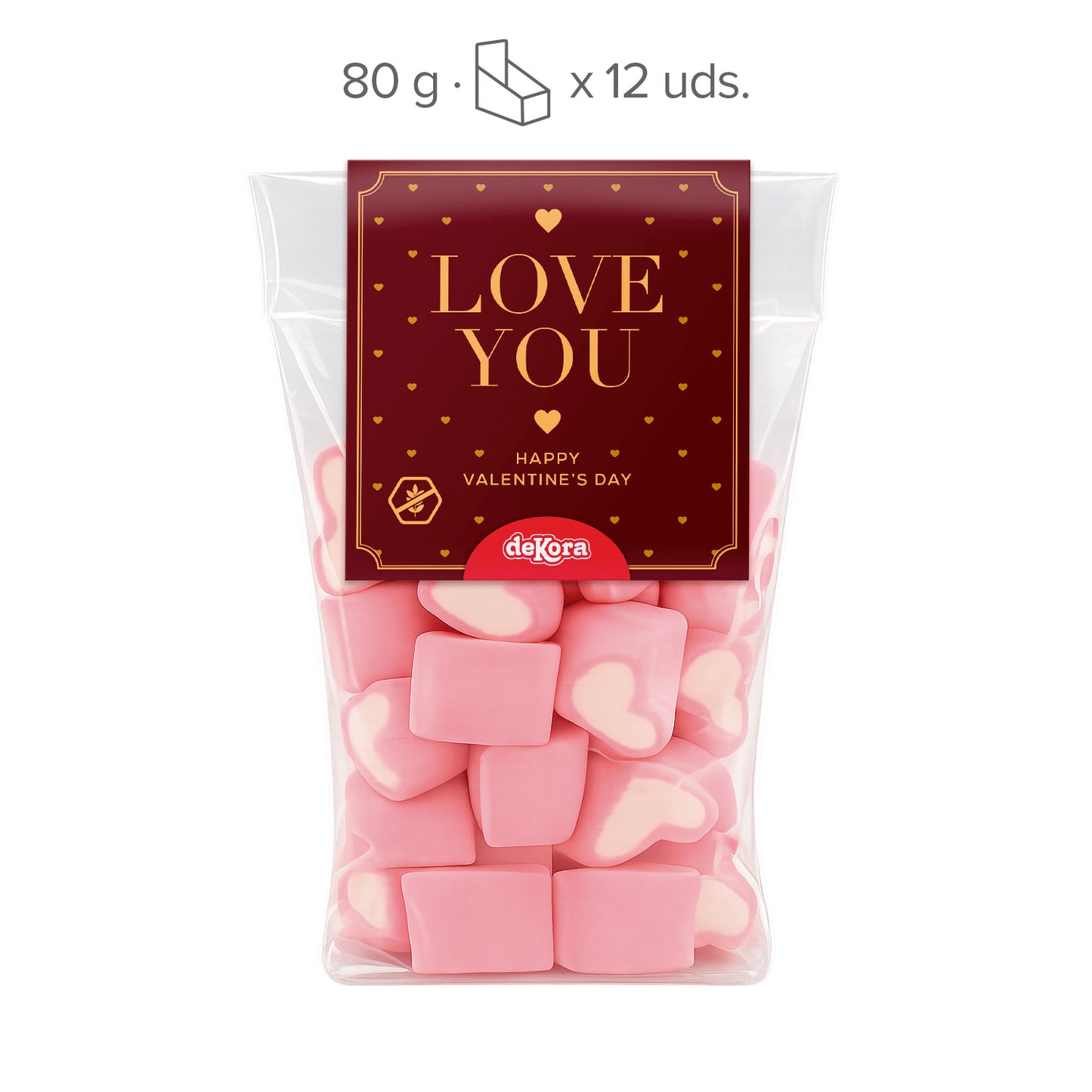 SAC COEURS MALLOW 80GR