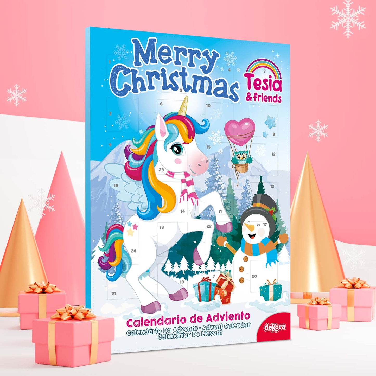 CALENDRIER DE L'AVENT TESIA AVEC CHOCOLAT 50GR