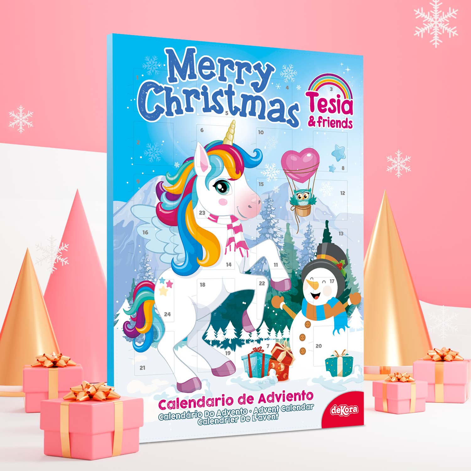 CALENDRIER DE L'AVENT TESIA AVEC CHOCOLAT 50GR