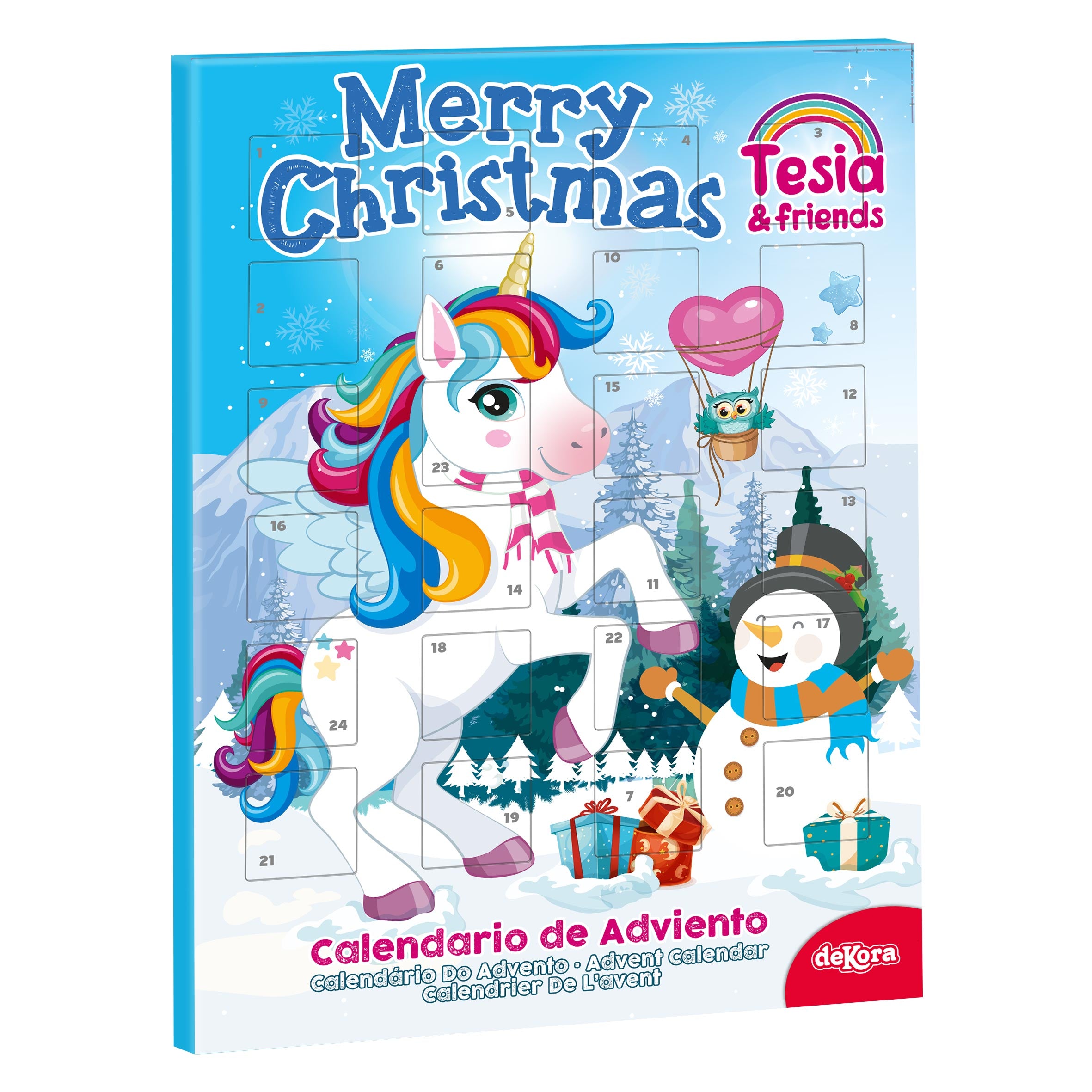 ADVENT CALENDAR TESIA WITH CHOCOLATES 50GR