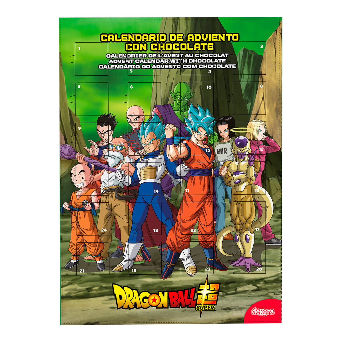 CALENDARIO DELL'AVVENTO DRAGON BALL 50GR