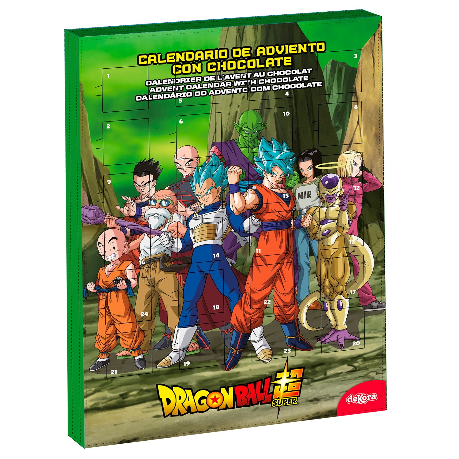 DRAGON BALL CHOCOLATE CALENDAR 50GR