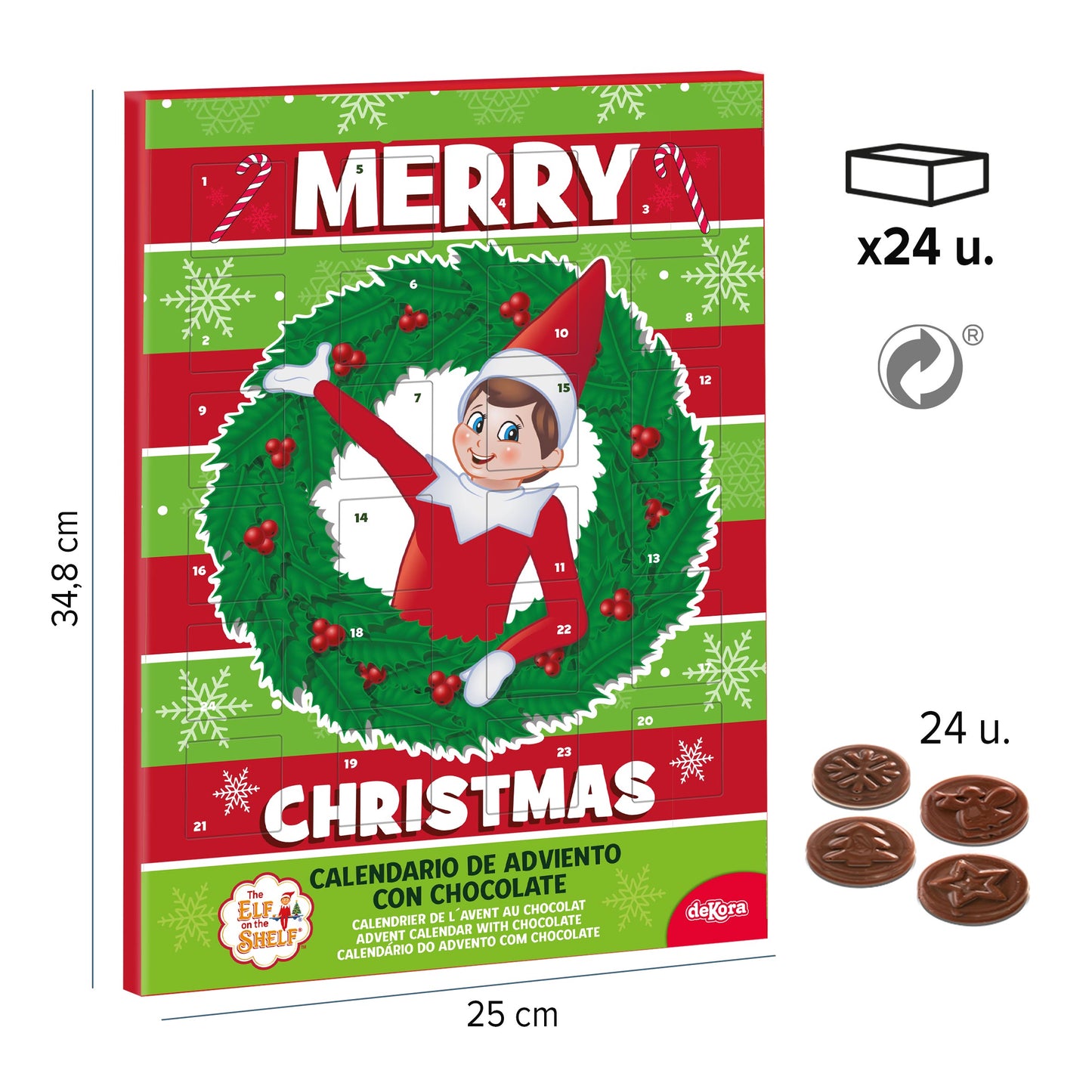 CALENDÁRIO DO ADVENTO THE ELF 50GR