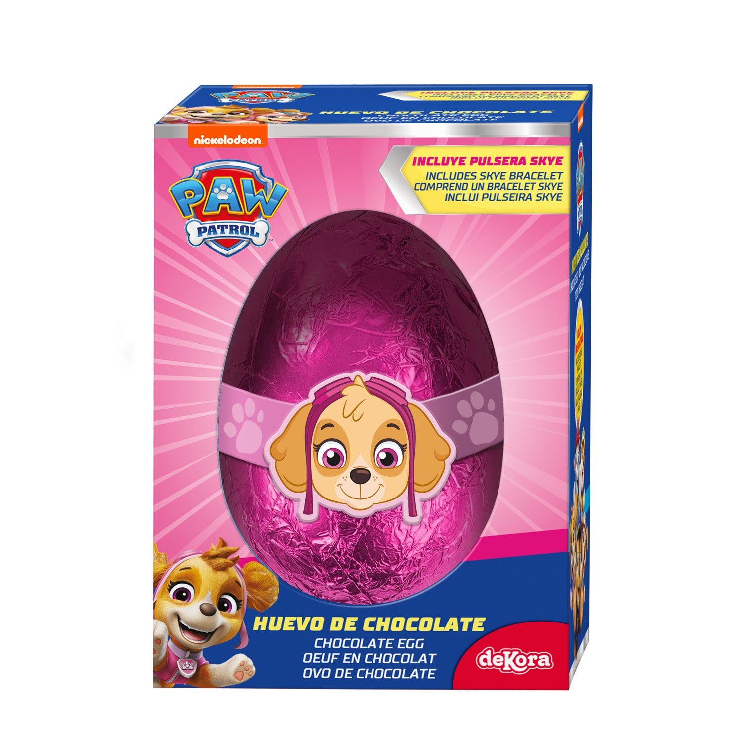 HUEVO CHOCOLATE CON PULSERA SKYE 55GR