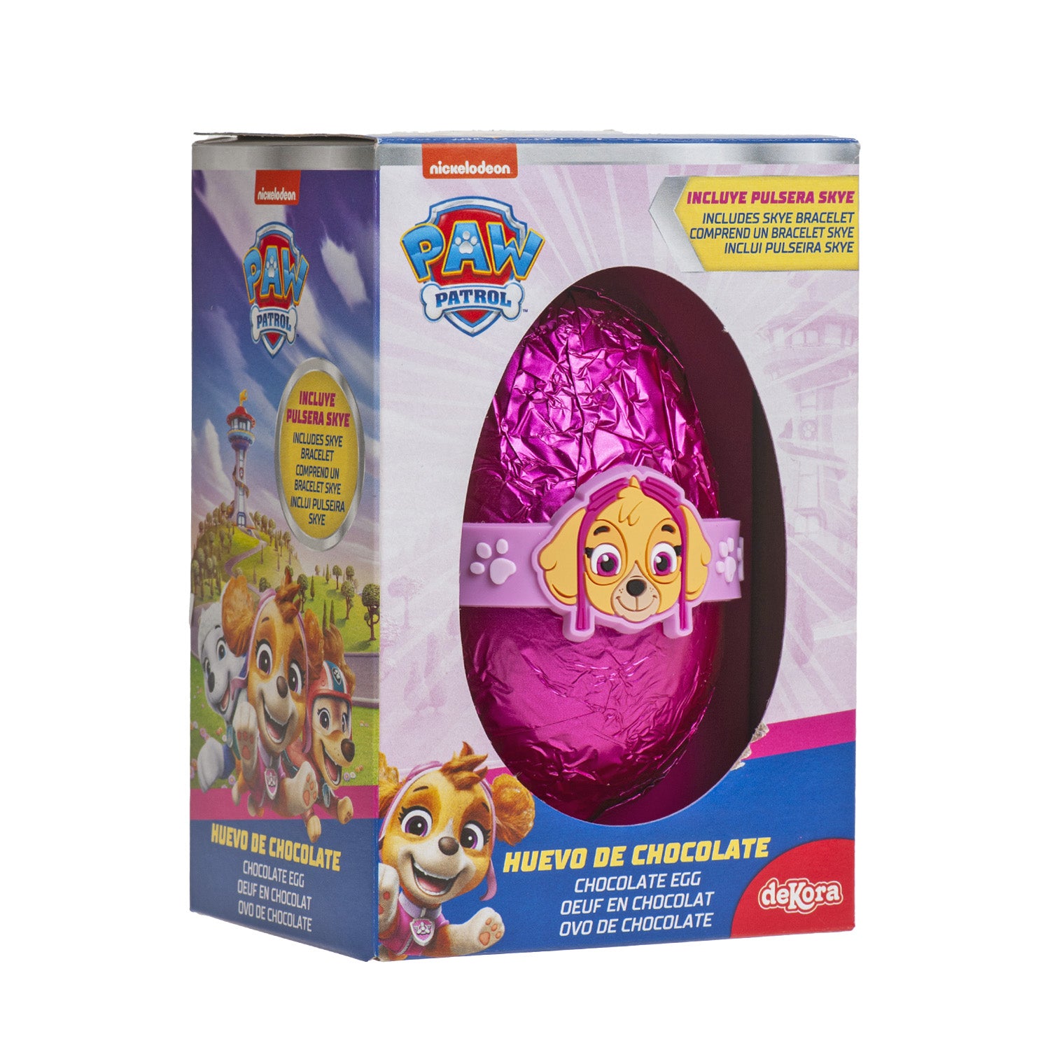OEUF EN CHOCOLAT AVEC BRACELET SKYE 55GR