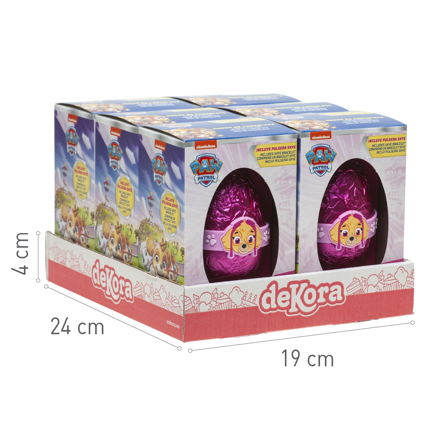 OEUF EN CHOCOLAT AVEC BRACELET SKYE 55GR