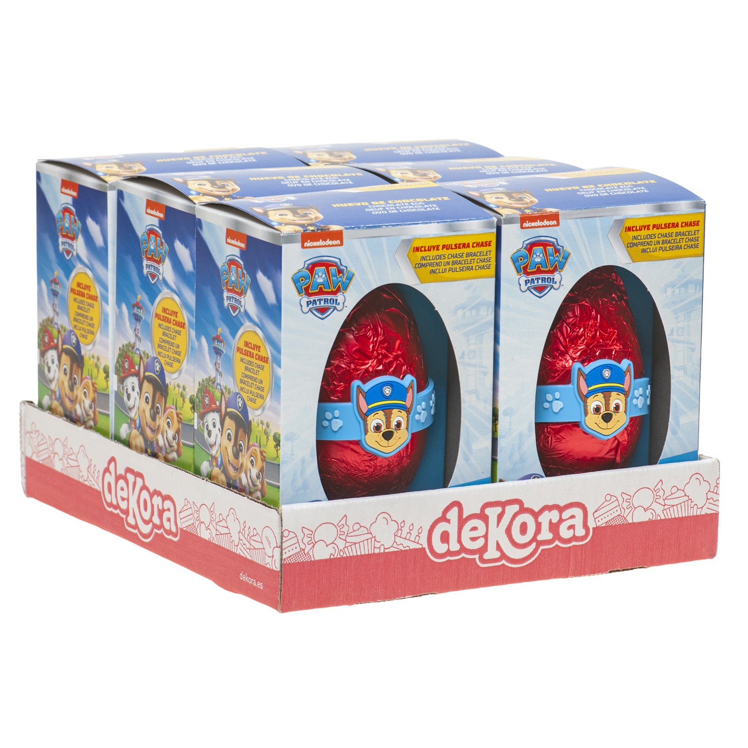 OEUF EN CHOCOLAT AVEC BRACELET CHASE 55GR