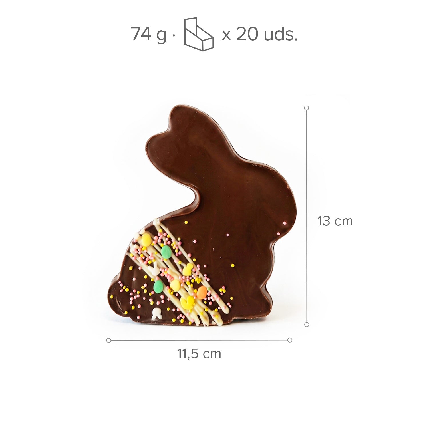 CONEGLIO CIOCCOLATO A LATTE SPRINKLES 74GR