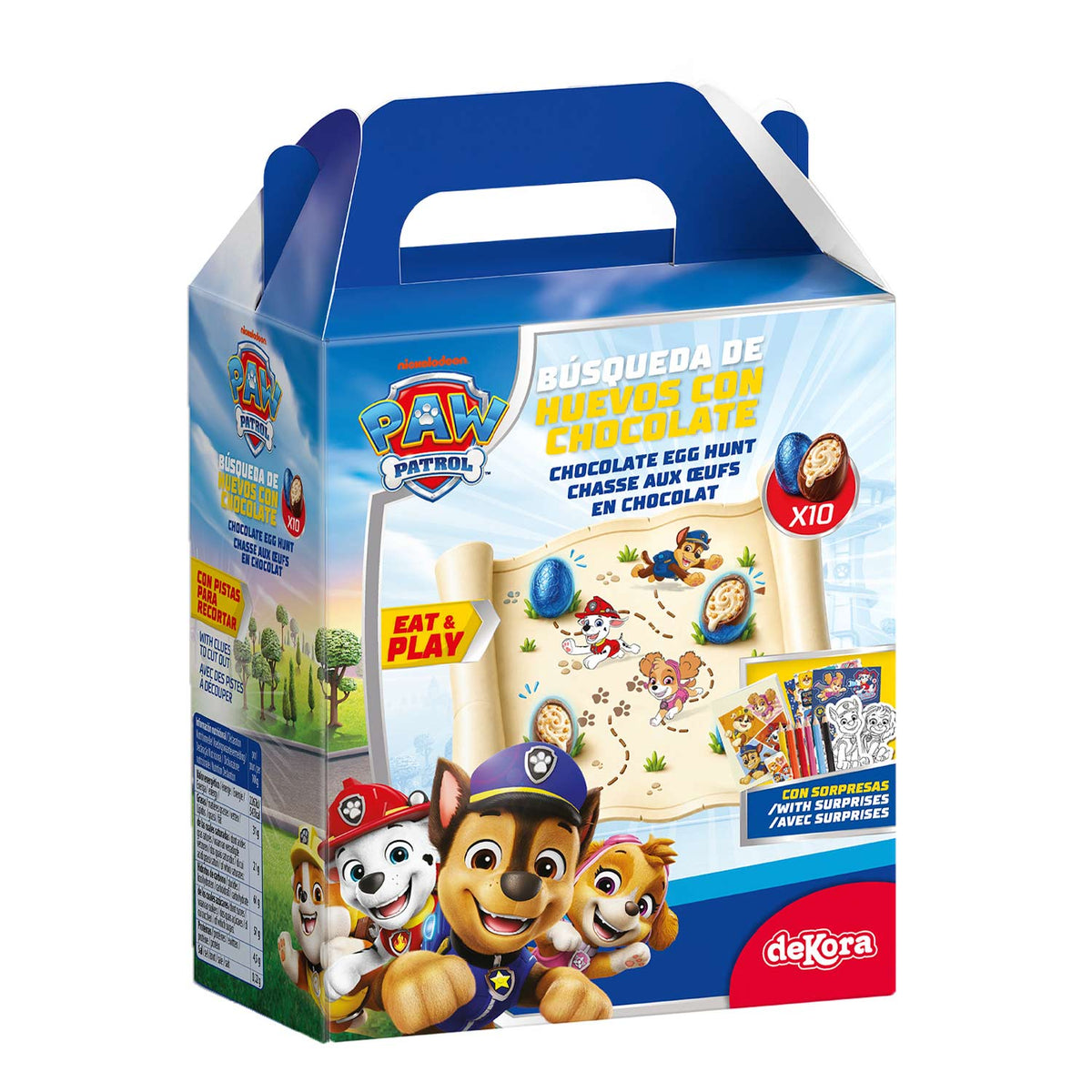 CACCIA DI PASQUA UOVA DI CIOCCOLATO PAW PATROL 100GR