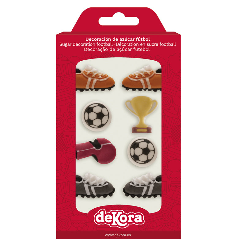 DECORACIÓN AZÚCAR FÚTBOL