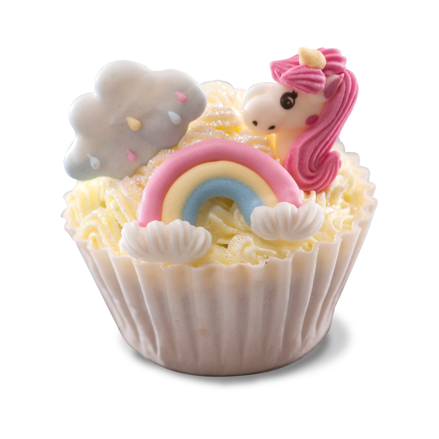 15 CONFEZIONI DECORAZIONE DI PASTA DI ZUCCHERO UNICORNO