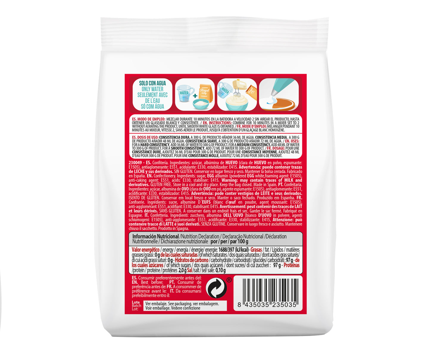 POWDERED ROYAL ICING 300 G