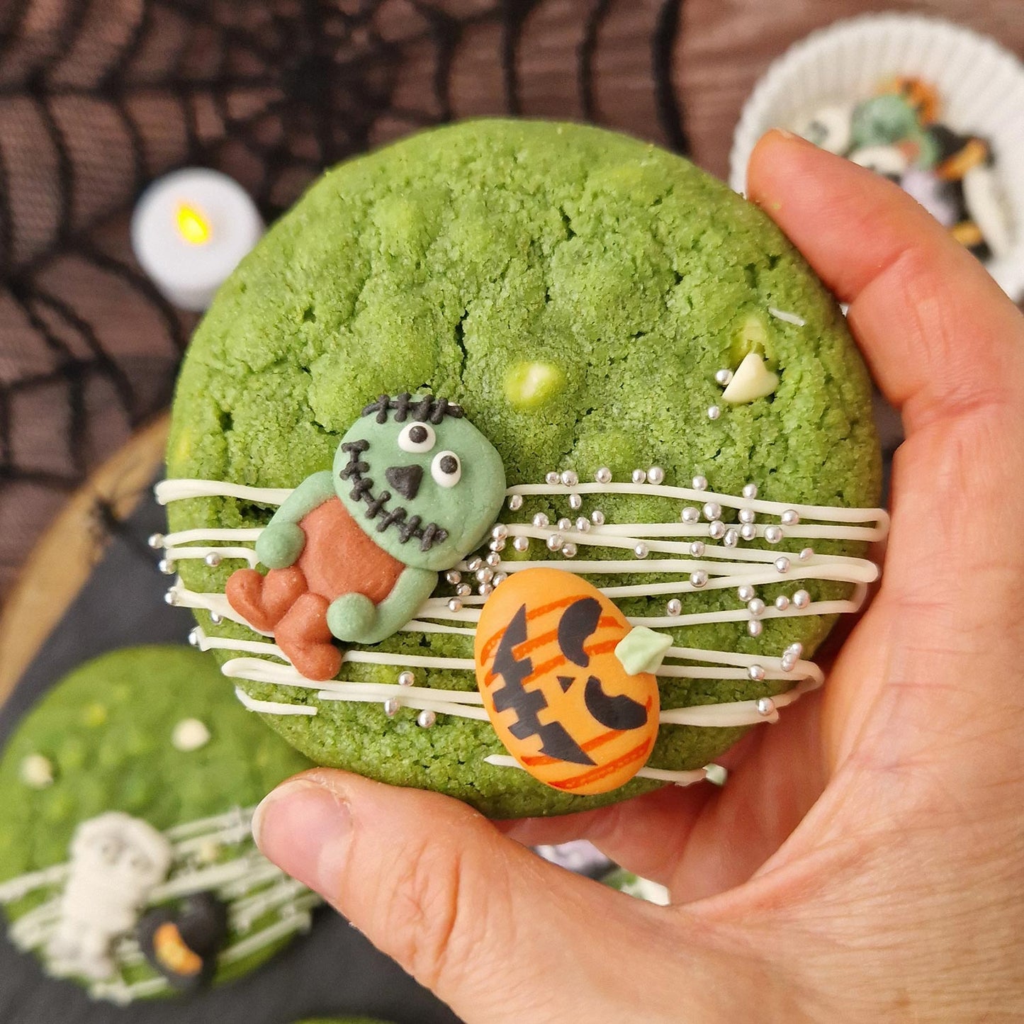 15 BLISTER SUGAR 2D GHOST, PUMPKIN AND WITCH