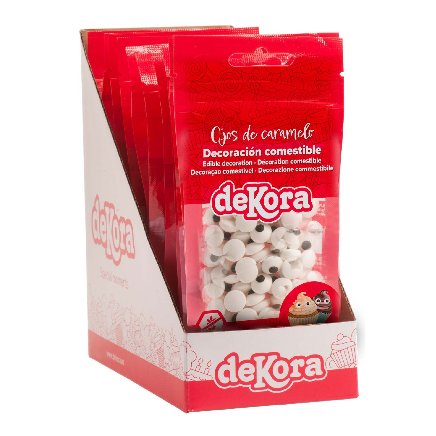 OJOS DE CARAMELO 56G DISPLAY 10 BOLSAS