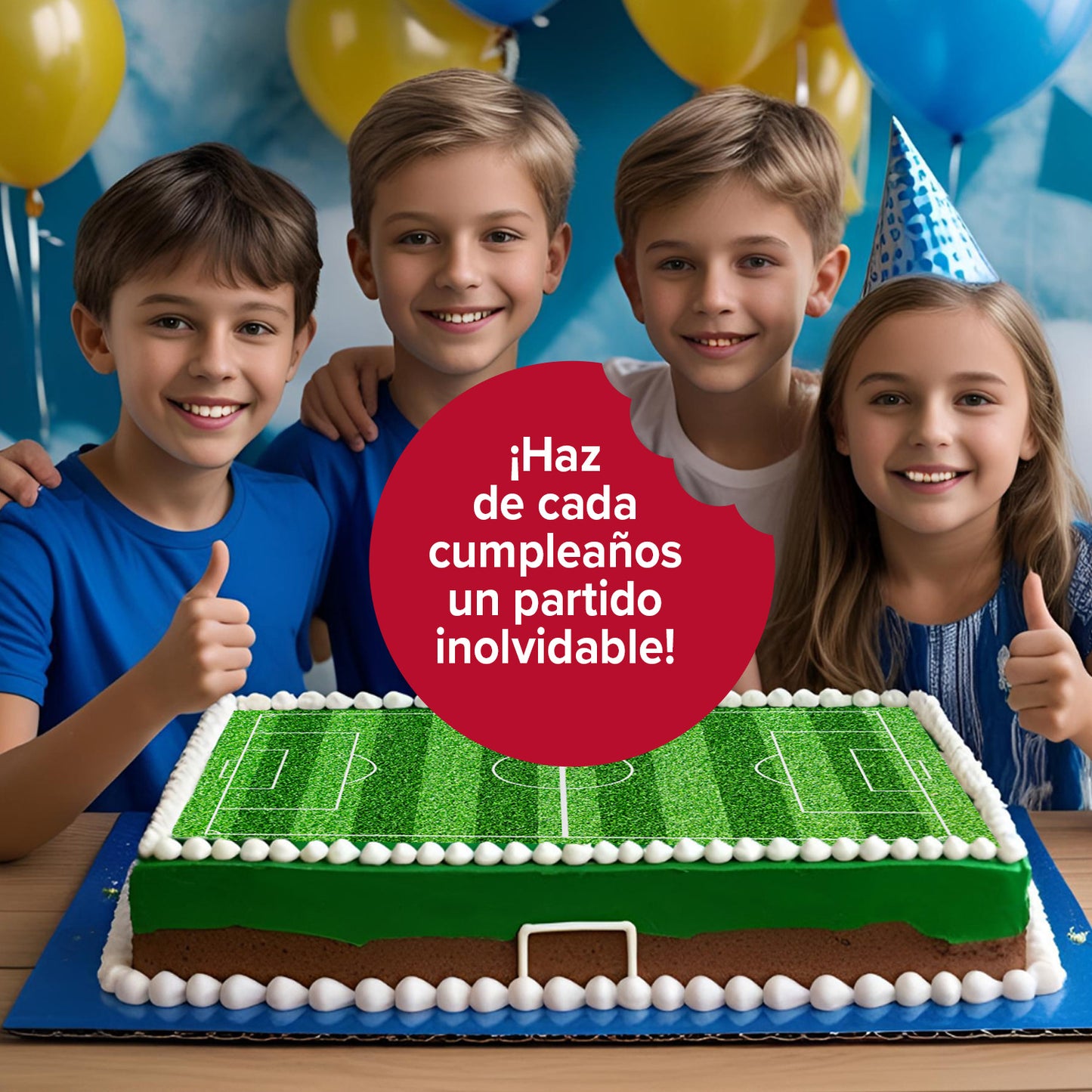 LAMINA COMESTIBLE CAMPO FÚTBOL 20X30CM ZERO